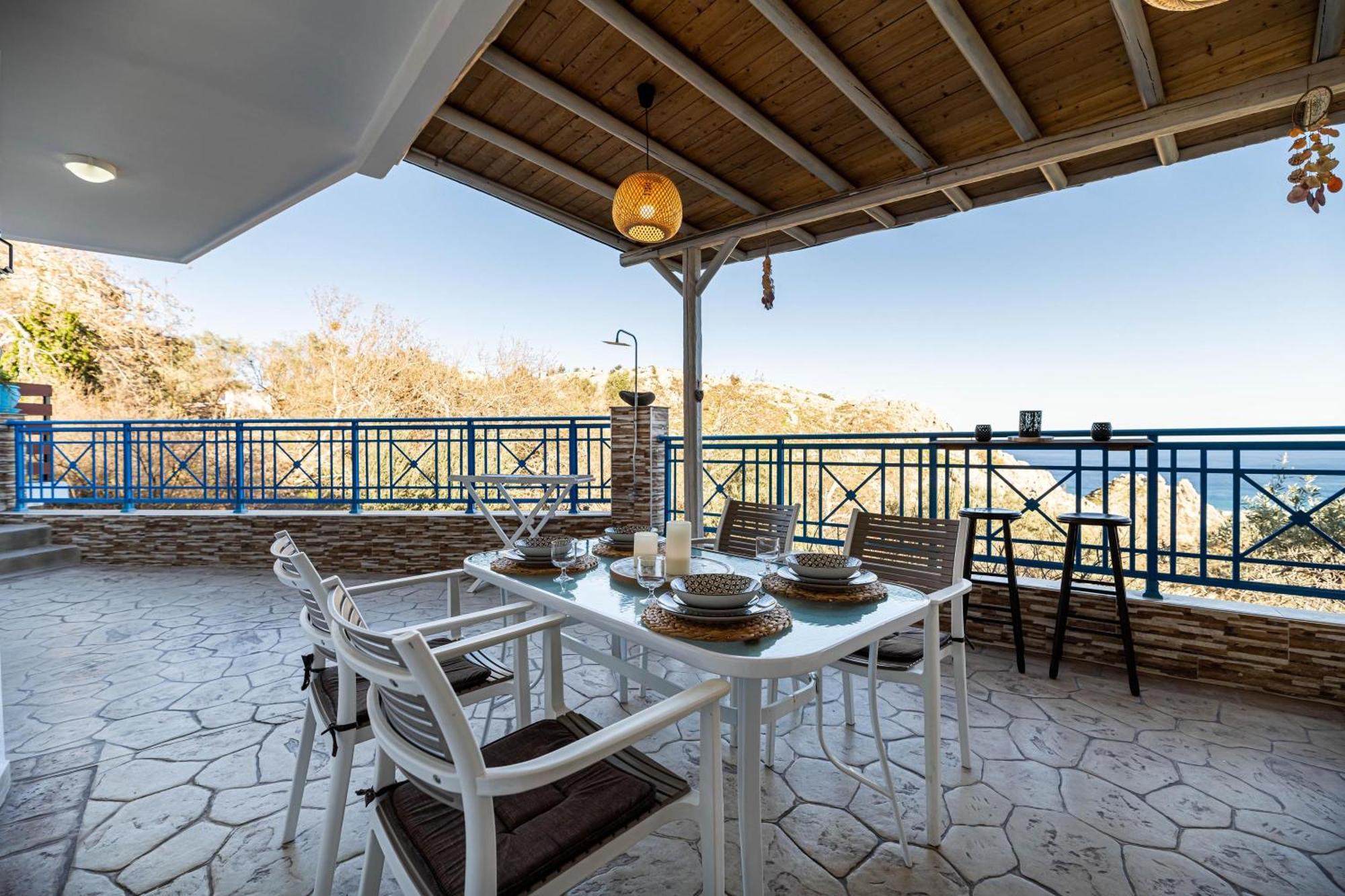 Aperanto Galazio Apartment Archangelos  Luaran gambar