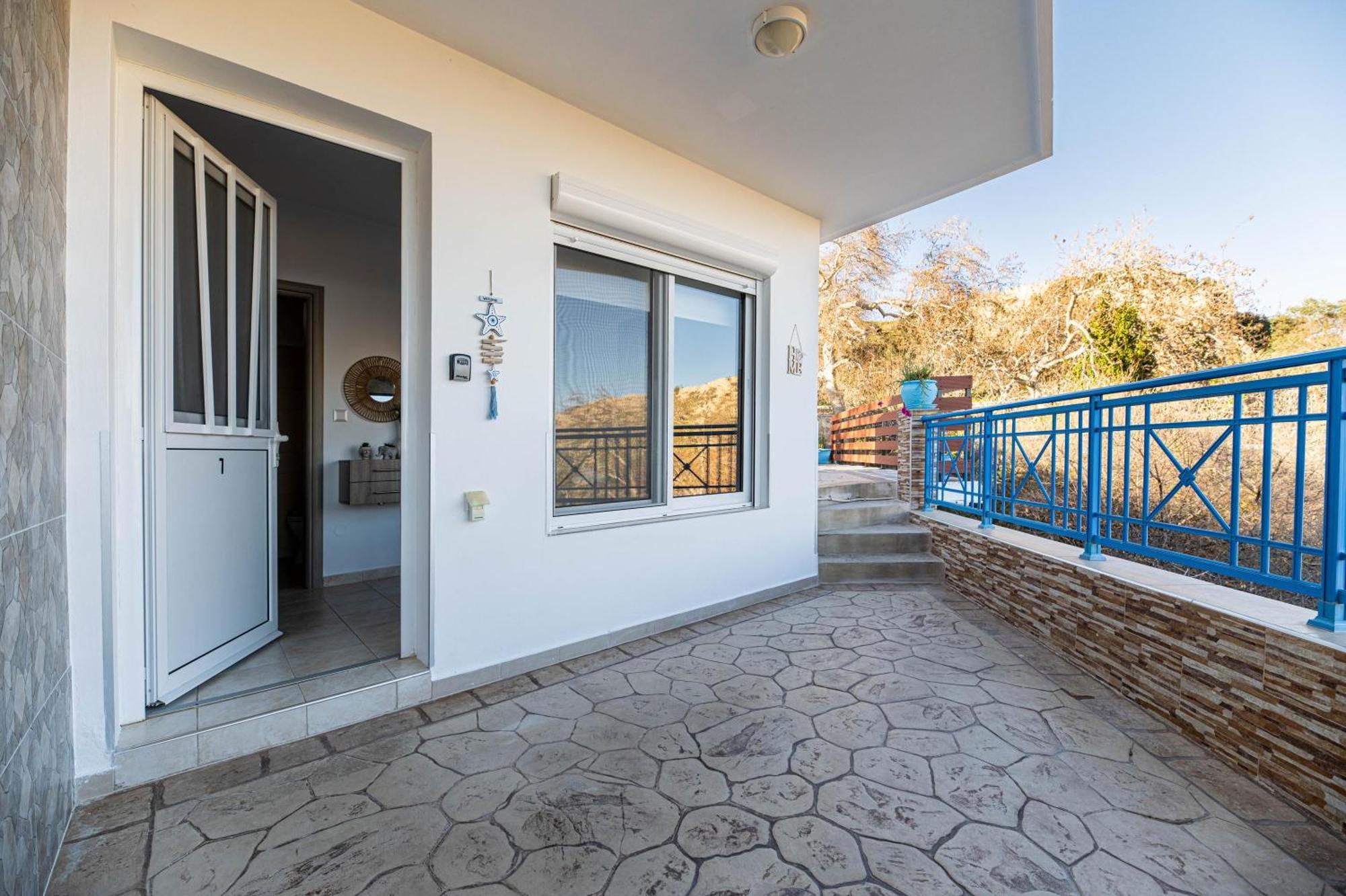 Aperanto Galazio Apartment Archangelos  Luaran gambar