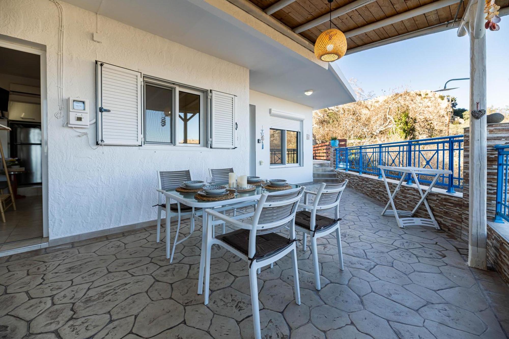 Aperanto Galazio Apartment Archangelos  Luaran gambar