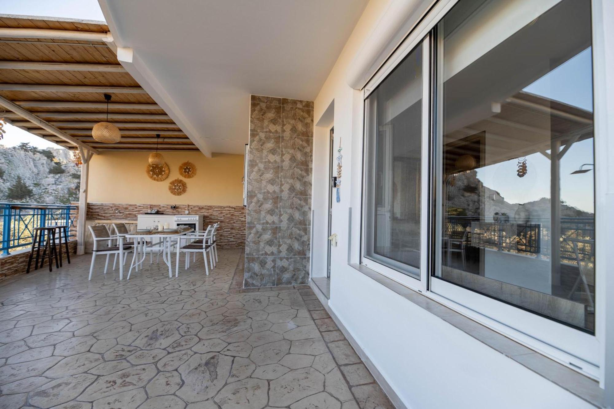 Aperanto Galazio Apartment Archangelos  Luaran gambar