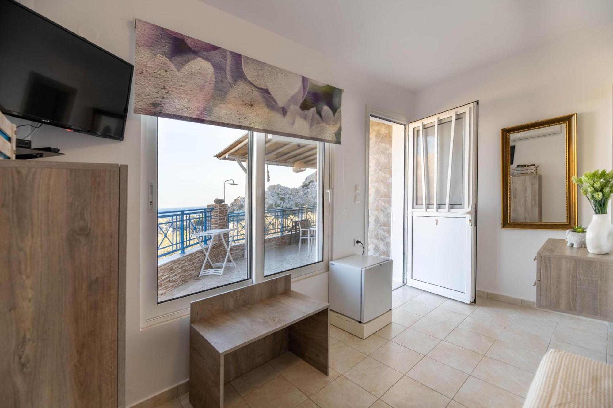 Aperanto Galazio Apartment Archangelos  Luaran gambar